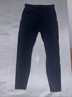 IUGA Womens Black Yoga Leggings with Side Pockets, size Large